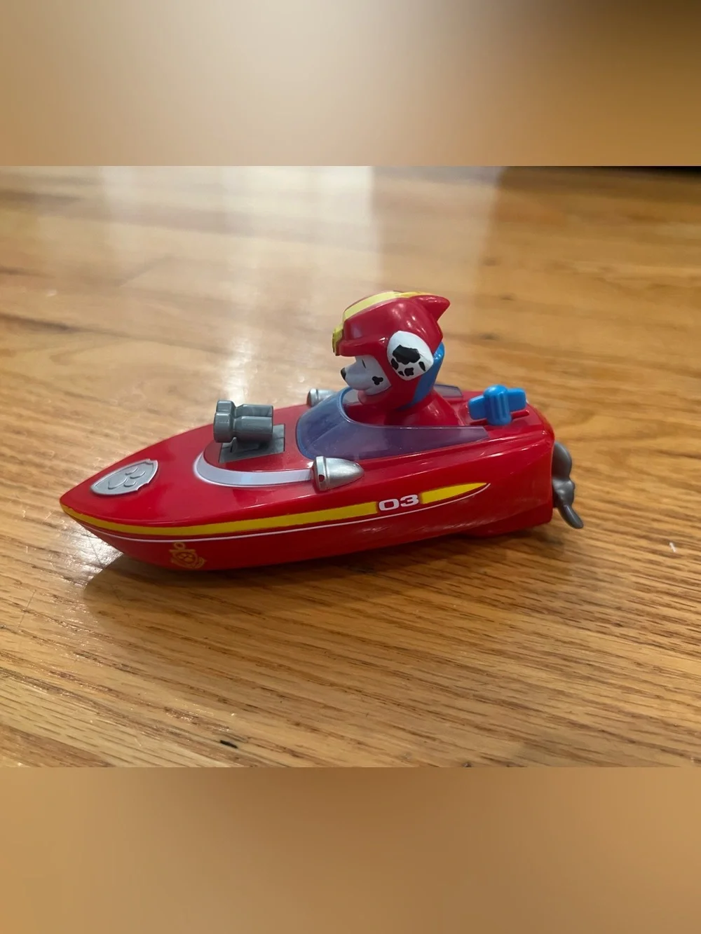 SwimWays PAW Patrol Wind-Up Rescue Boat featuring Marshall